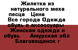 Жилетка из натурального меха песца › Цена ­ 18 000 - Все города Одежда, обувь и аксессуары » Женская одежда и обувь   . Амурская обл.,Благовещенск г.